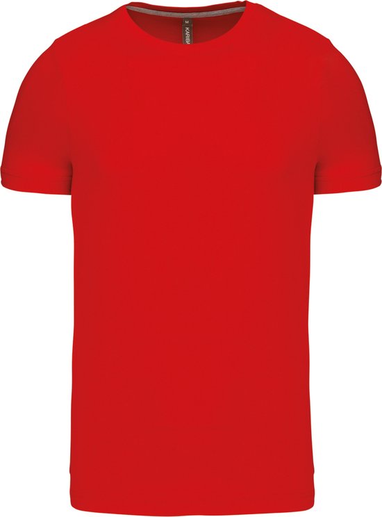 T-shirt korte mouwen met crew neck Kariban Rood - M