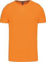 T-shirt korte mouwen met crew neck Kariban Oranje - 3XL