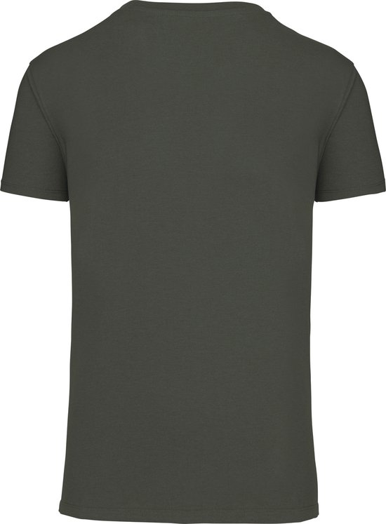 Biologisch unisex T-shirt ronde hals 'BIO190' Kariban Green Marble Heather - XXS
