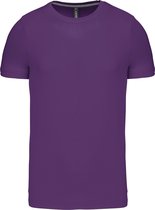 T-shirt korte mouwen met crew neck Kariban Paars - XL
