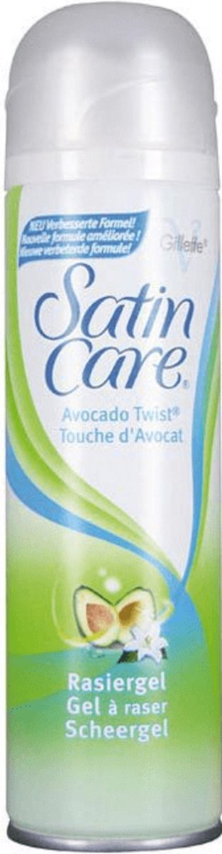 Goedkoopste Gillette - Satin Care - Avocado Twist - Scheergel - 200ml