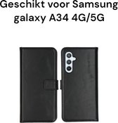 Samsung Galaxy A34 4G & 5G | Boekje zwart | Bookcase black