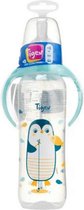 Tigex | Pinguïn | babyfles air control | 3 snelheden | 330 ml | 6+ m | blauw 6+ m
