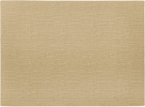 Mesapiu Placemat Canvaslook - Rechthoek - 33 x 45 cm - Sand - Set van 4