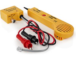 Kabeltester - Met toongenerator - Voor PC en multimedia - Incl. 9 Volt batterij - Met Led indicator - Koptelefoonaansluiting - Met draagtas - Allteq