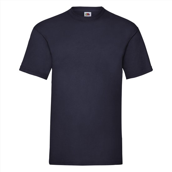 T-shirt cintré col rond manches courtes bleu marine homme | Bonobo
