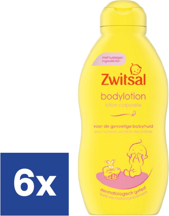 Foto: Zwitsal baby bodylotion 6 x 200 ml