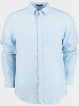 Gant Chemise décontractée à manches longues Blauw Chemise en lin Reg 3230085/468