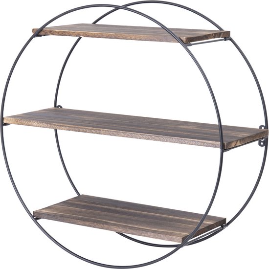 Muurplank Rond Muurplank - Decoratie - Muurdecoratie - Wandplank - Wandrek - Drijvende ...