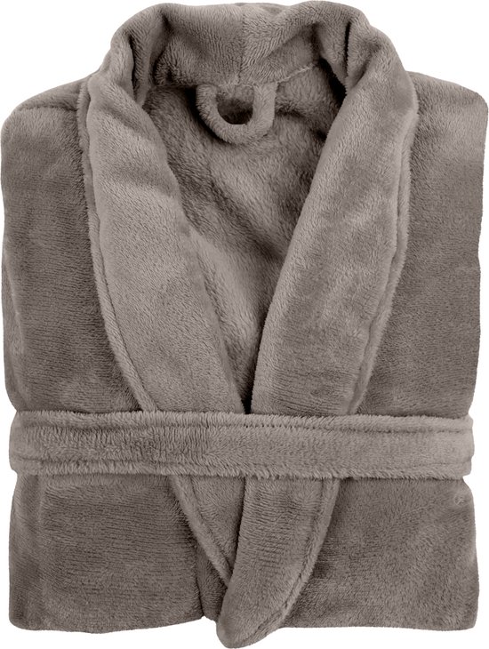 TISECO HOME STUDIO - Kamerjas - MICROFLANNEL COSY - S/M - 100% polyester - Taupe