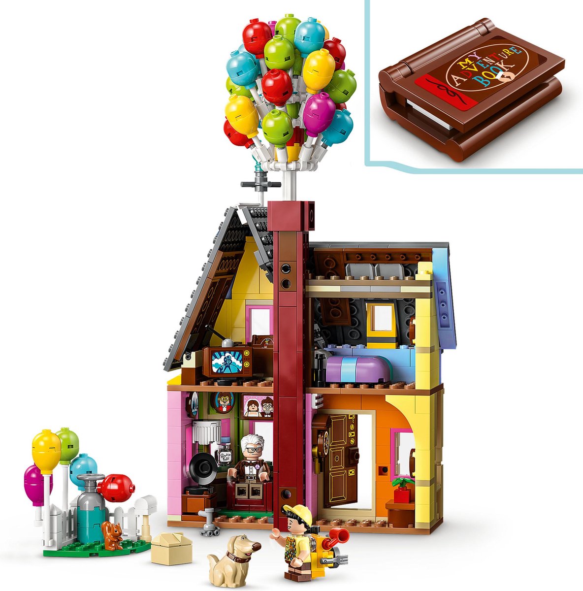 LEGO Disney en Pixar Huis uit de film 'Up' Disney's 100e Verjaardag Serie Speelgoed Modelbouwset - 43217 — afbeelding 4