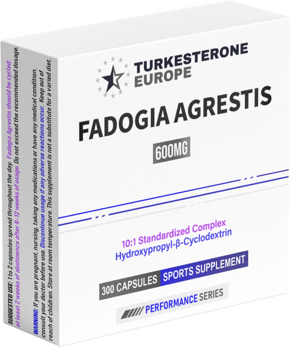 5 Pack - Fadogia Agrestis 10:1 Complex met Hydroxypropyl-β-Cyclodextrine - 300 Capsules (600mg)
