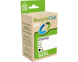 RecycleClub K10410RC inktcartridge 2 stuk(s) Compatibel Hoog (XL) rendement Zwart, Cyaan, Magenta, Geel