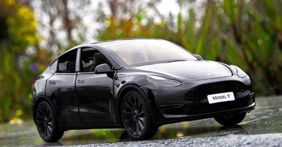 Nezr® Car Jouets Garçons - Tesla Model Y - Voiture Miniature - Son et  Lumière - 1:24 - Wit