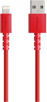 PowerLine Select+ USB-A to LTG 3ft Red