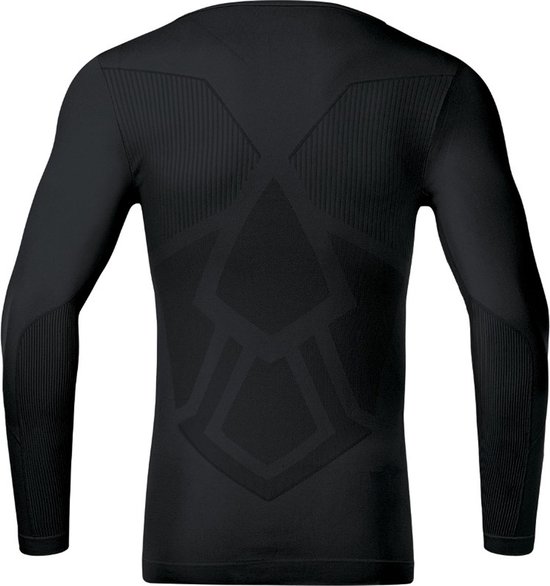 Jako Comfort 2.0 Longsleeve Heren - Zwart | Maat: S — afbeelding 4