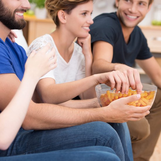 Lot de 5 bols à salade réutilisables – Plastique durable, volume de 3 500 ml, respectueux de l'environnement, Perfect pour la Prep des repas et les grands rassemblements.