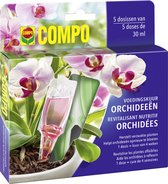 COMPO Voedingskuur Orchideeën - voedt en herstelt verzwakte planten - voor prachtige bloemen en sterke planten - gebruiksklare dosissen - doosje 5 x 30 ml
