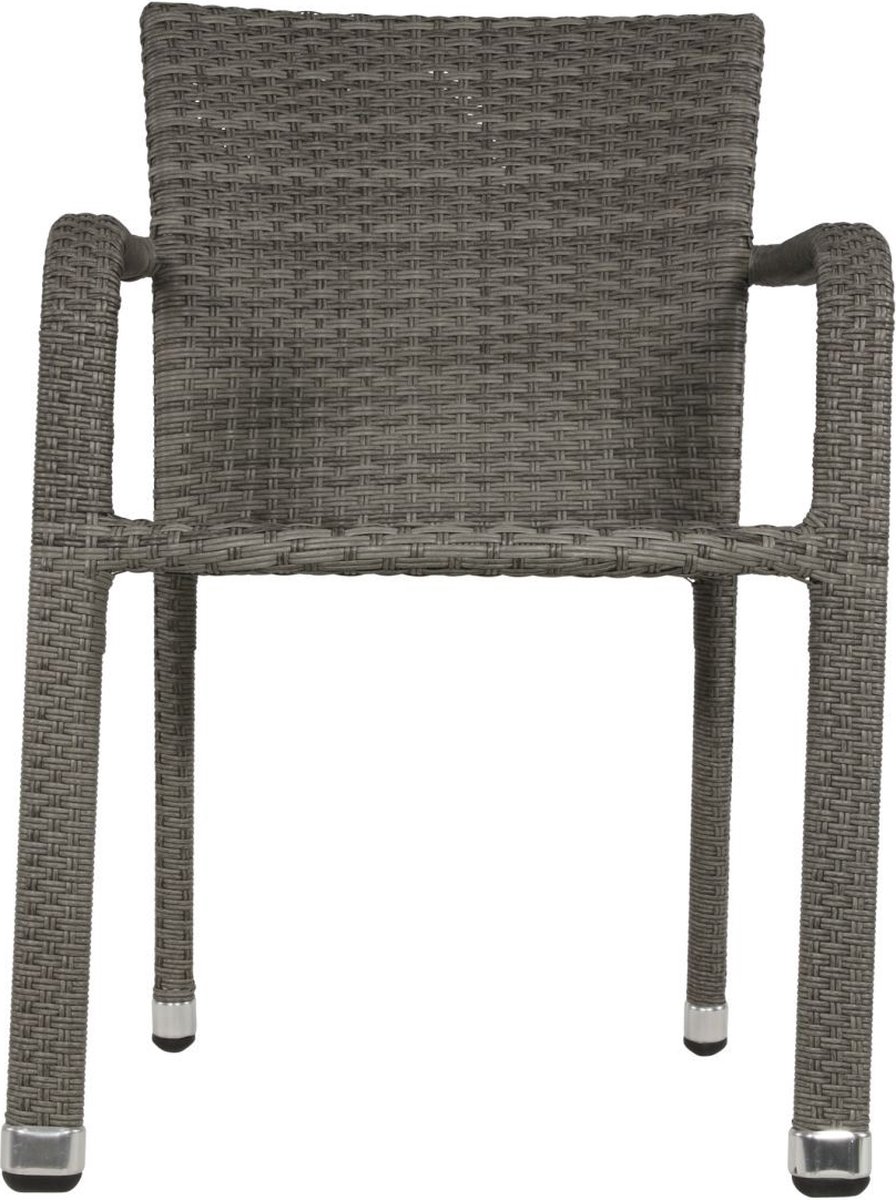 Lesli Living Sol stackable garden chair - grey