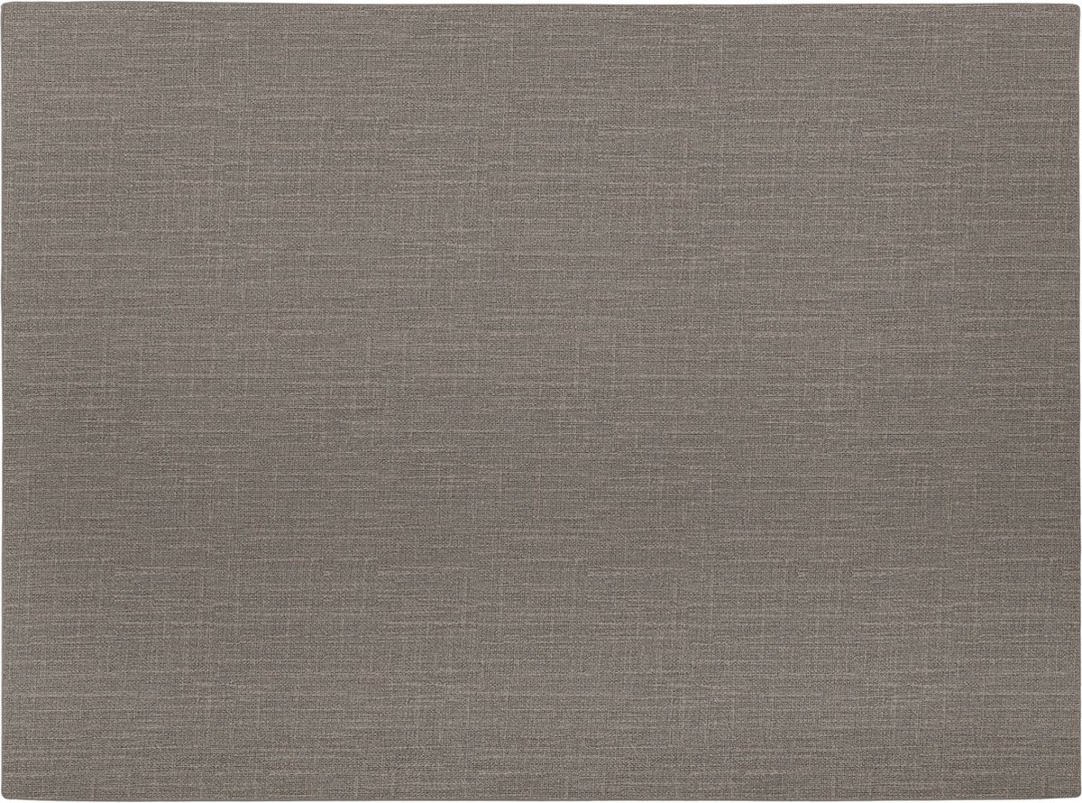 Mesapiu Placemat Canvaslook - Rechthoek - 33 x 45 cm - Charcoal - Set van 4