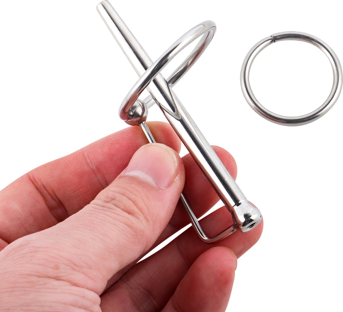 Insertable - Penisplug Cherney - Metaal - open - max. ∅ 6 mm