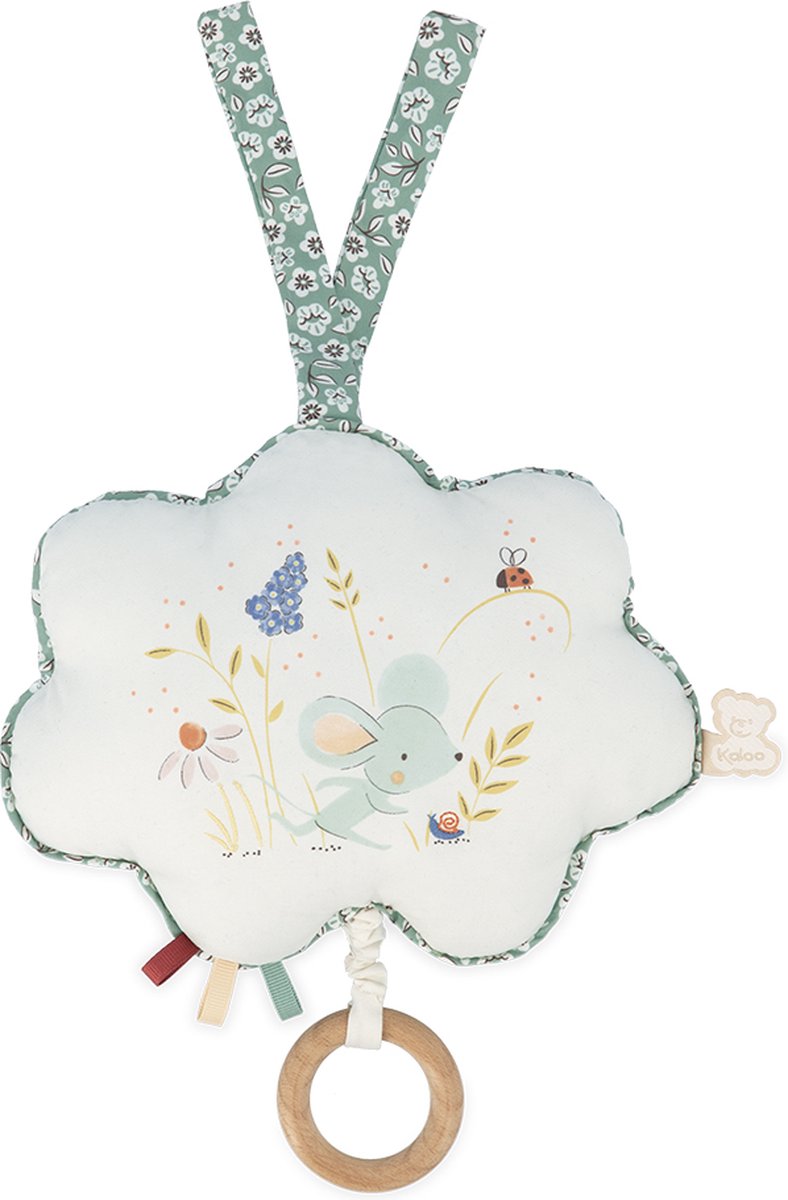 Kaloo Petites Chansons - Muziekmobobiel - Groene muis - Baby