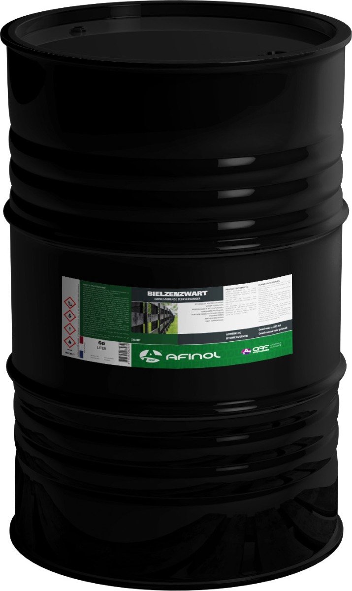 Afinol Bielzenzwart 60 liter - Beschermt Bielzen - Op basis van bitumen - Vrij van teer