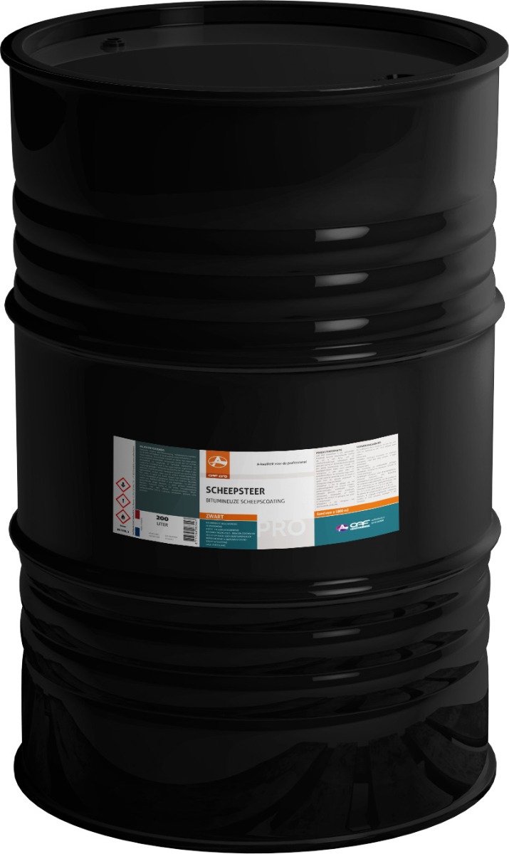 OAF PRO Scheepsteer 200 liter - Voor Onderwatergedeelten van Metalen, Houten, Betonnen en Polyester vaartuigen