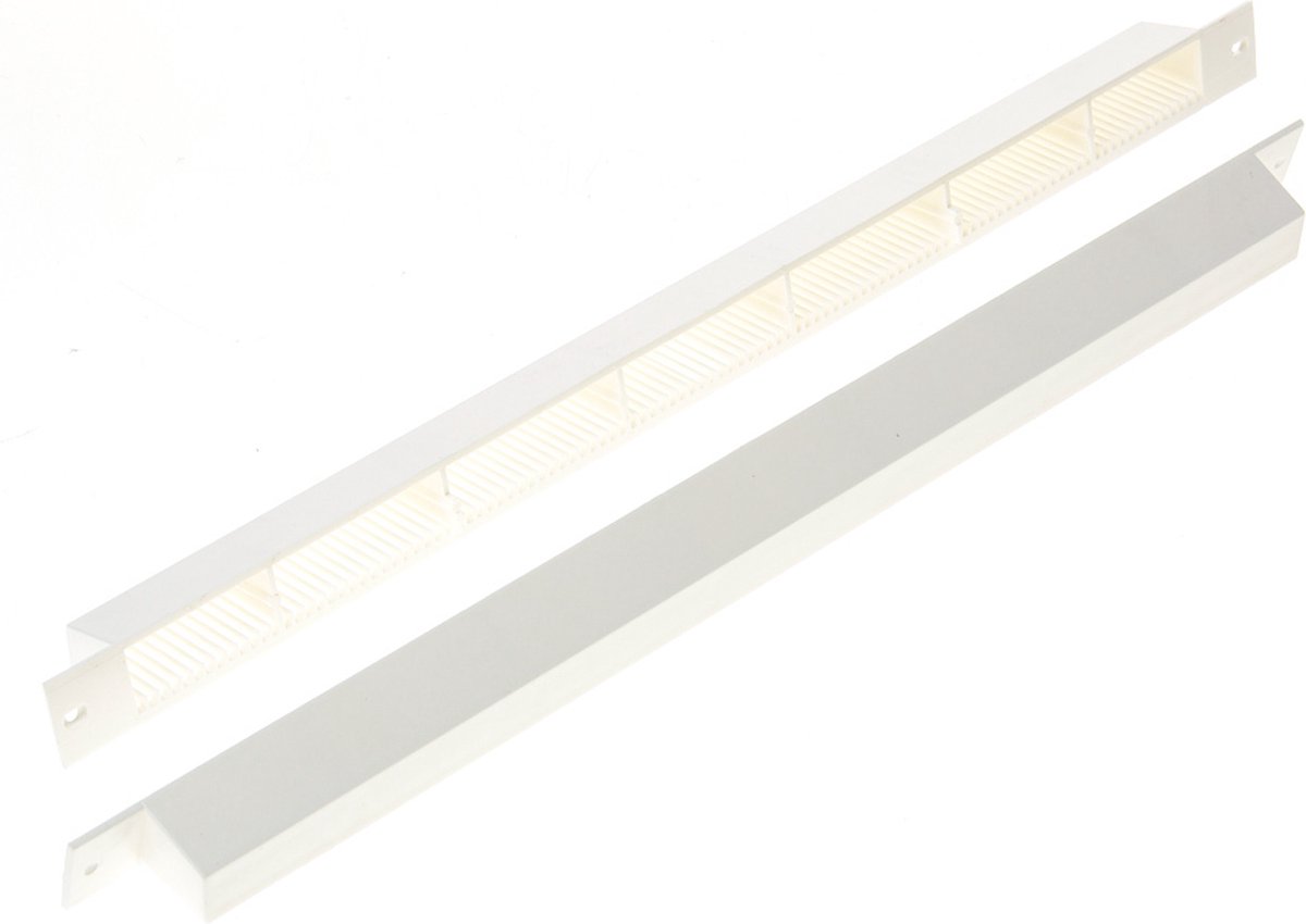 Ventilatierooster Fresh 10 wit compleet, 363x21x23mm (lxhxb)