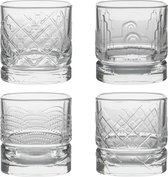 Verres à Whisky La Rochere - 8x - série Dandy - transparent - 300 ml