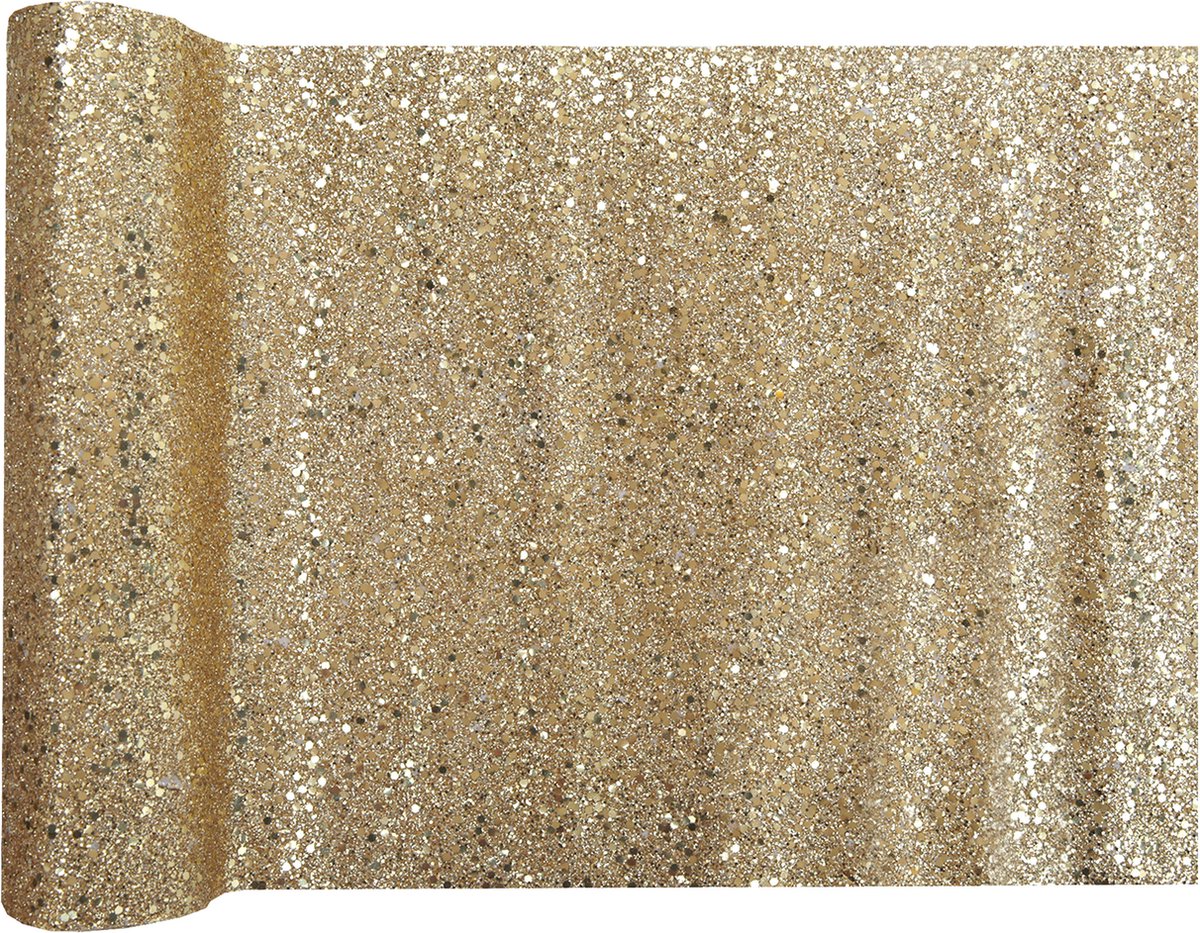 Chemin de table sequin argenté 30cm largeur x 2,7mètres longueur