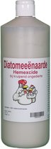 Hemexcide Diatomeeënaarde 1 liter fles - Natuurlijke Bestrijding van Bloedluizen en Mijten bij Kippen - 100% Veilig en Effectief