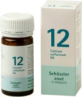 Pfluger Schussler Zout nr 12 Calcium Sulfuricum D6 - 3 x 100 tabletten