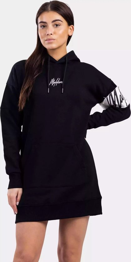 Malelions Captain Hoodie Dress Dames Zwart Maat M bol