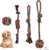The Pets Supplier - Honden Speelgoed - Speeltouw - Puppy Speelgoed - Interactief