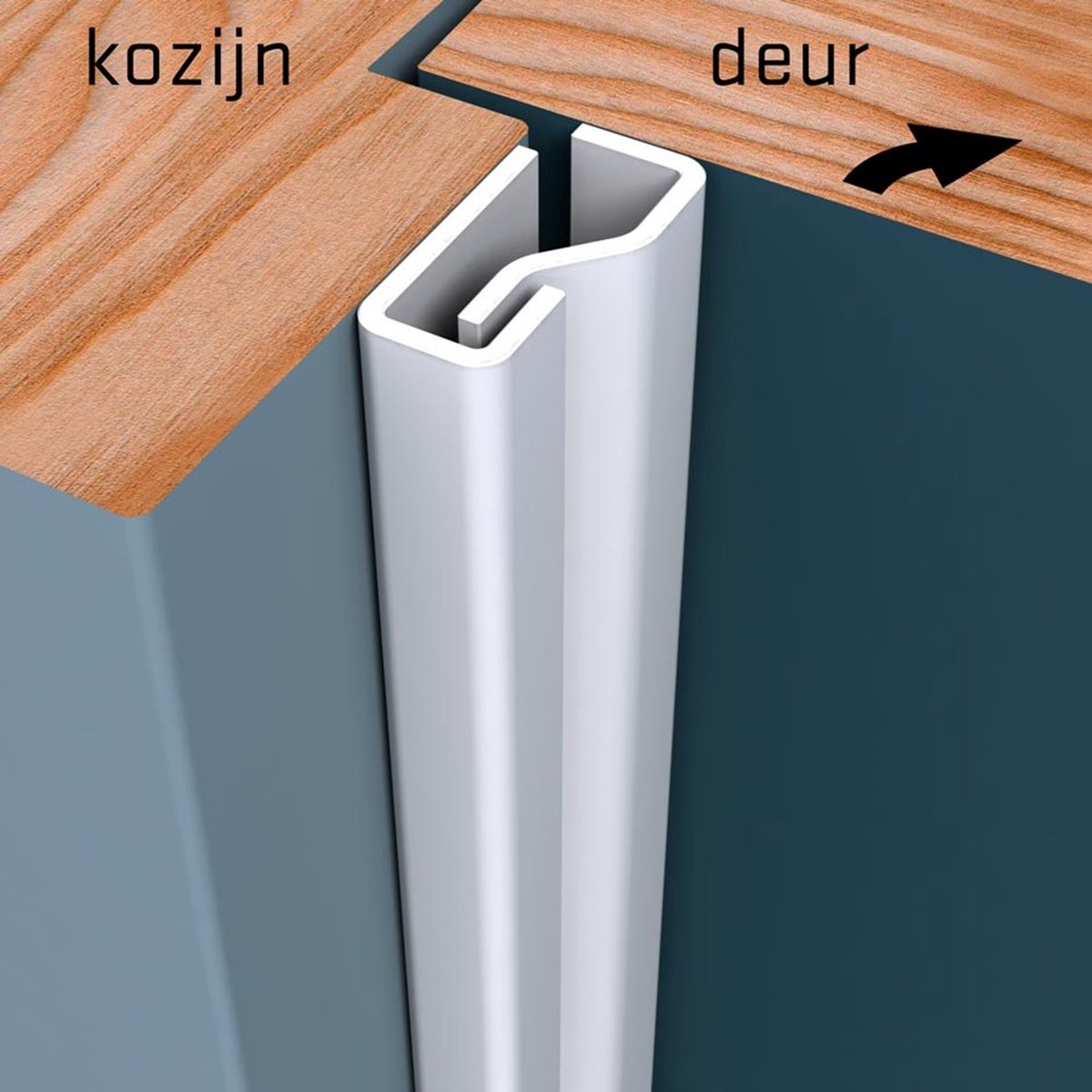 1010.142.02 Secu SecuStrip Plus binnendraaiend wit