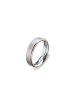 Titanium ring - Boccia - rosé verguld - 0134-0360 - heren - sale Juwelier Verlinden St. Hubert - van €75,= voor €55,=