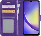 Samsung Galaxy A34 Case Book Case Cover Flip Cover Bookcase - Violet