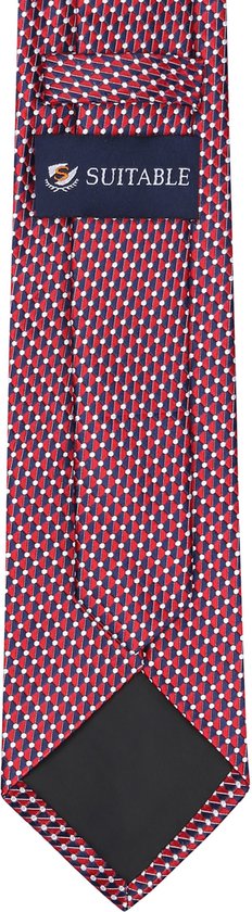 Stropdas clown rood met witte stippen Goedkoop