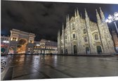WallClassics - Panneau en mousse PVC – Cathédrale Santa Maria del Fiore sur la place Piazza Del Duomo à Florence, Italie – Photo 150 x 100 cm sur panneau en mousse PVC