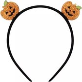 Akyol - Halloween hoofdband – pompoen – griezelig – oranje – zwart - diadeem pompoen – trick or treat – verjaardag – verassing – happy halloween – cadeau -pompoen diadeem
