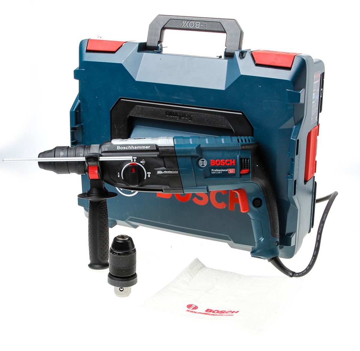 Bosch Professional GBH 2-28 F Boorhamer (Diepteaanslag 210 mm, handgreep, snelspanboorhouder 13 mm, wisselboorhouder SDS-Plus)