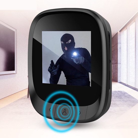 Kijkgat camera Deurspion Met LCD Scherm Deurbel Met Camera Inclusief Instalatiekit