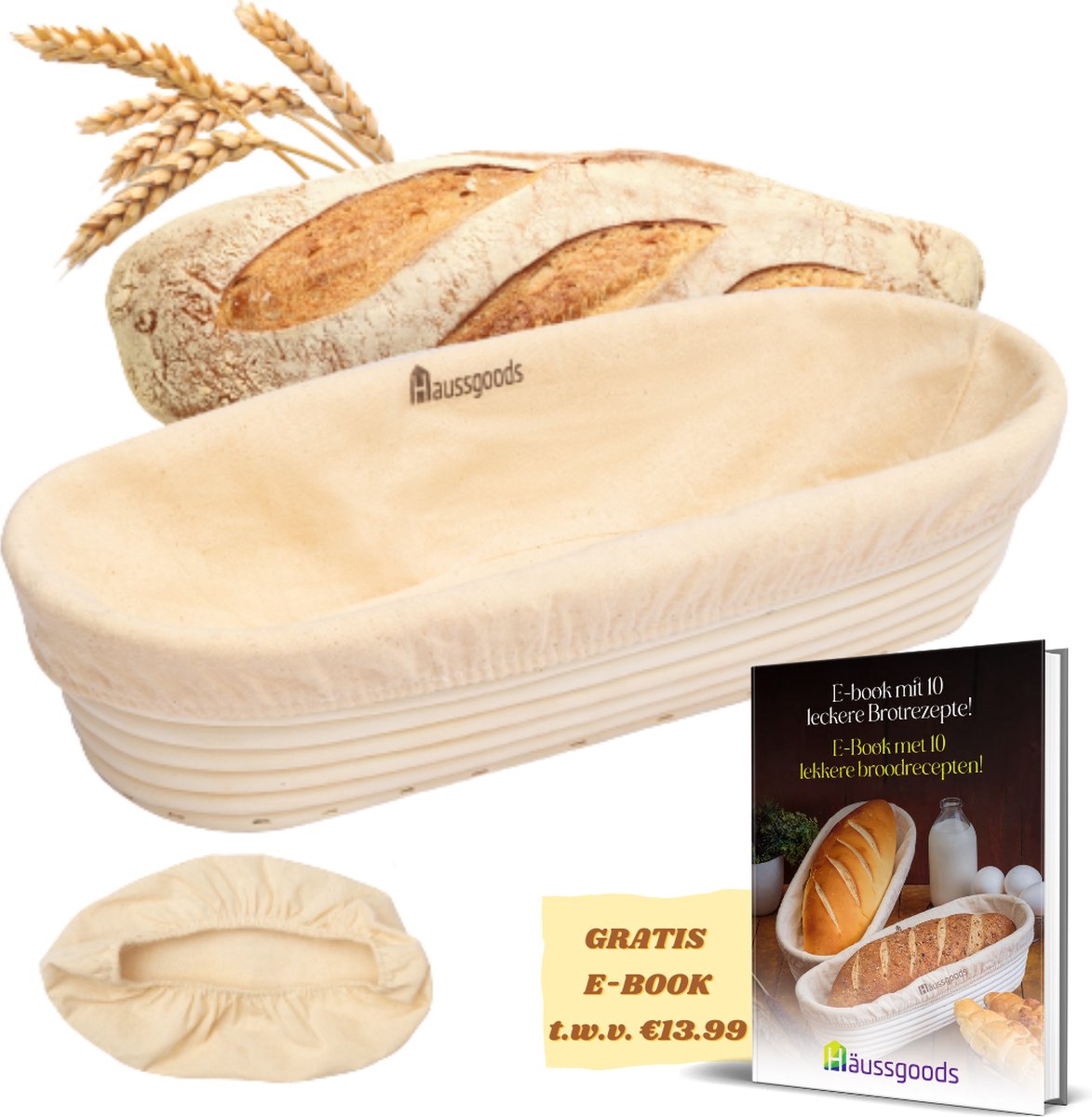 Acheter Panier rond en rotin Banneton Brotform, bol de fermentation de la  pâte à pain