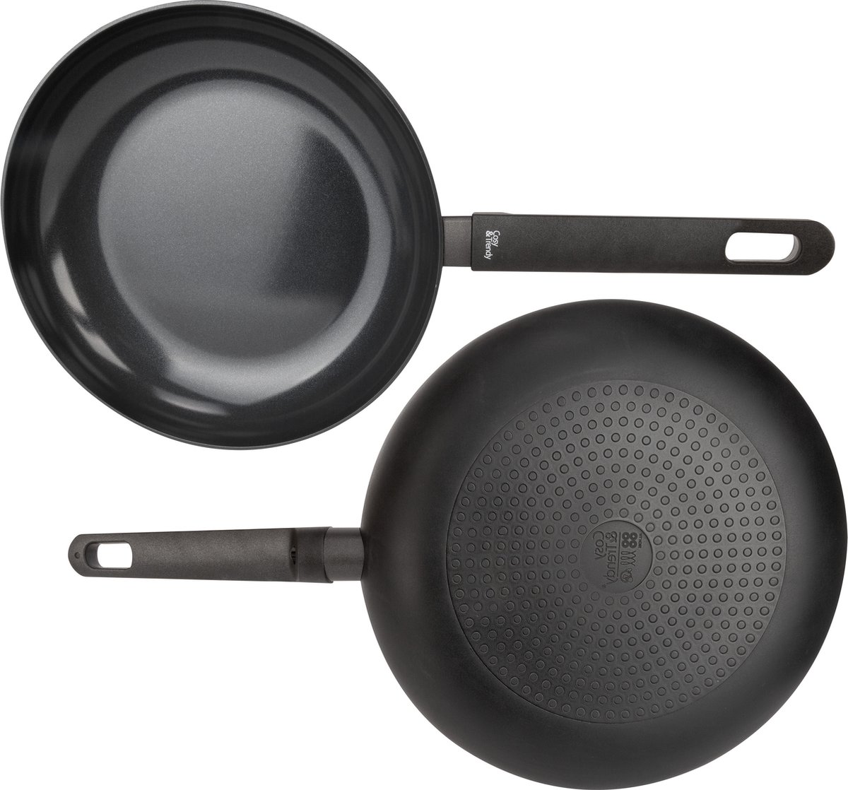 Cosy & Trendy Full Black braadpan, 28 cm, zwart