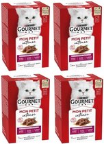 Gourmet Mon Petit Intense - Kattenvoer Natvoer - Vlees - 48 x 50 g
