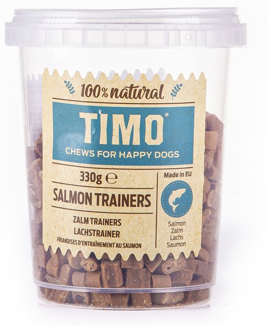 Timo Trainers Zalm - Hondensnacks - 330 g Voordeelemmer