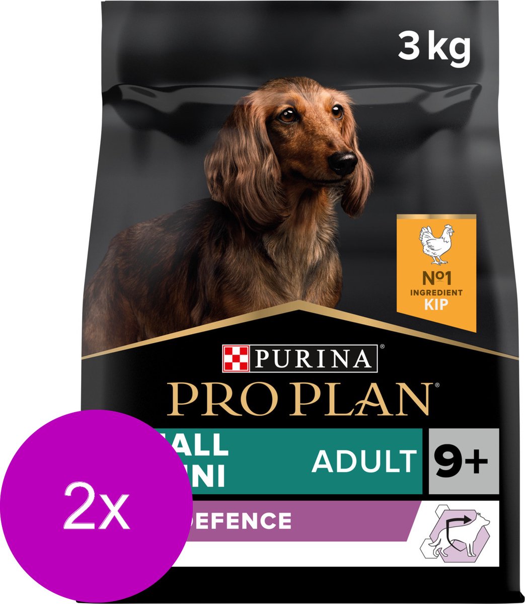 Pro Plan Pro Plan Dog Senior Small & Mini Breed - Hondenvoer - 2 x Kip 3 kg