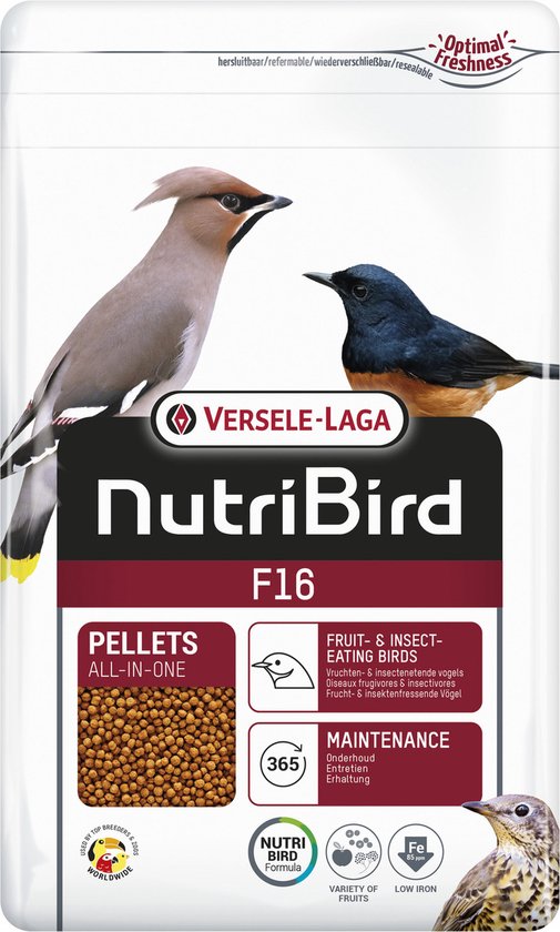 Versele-Laga Nutribird F16 Lijsters En Merels - Vogelvoer - 800 g