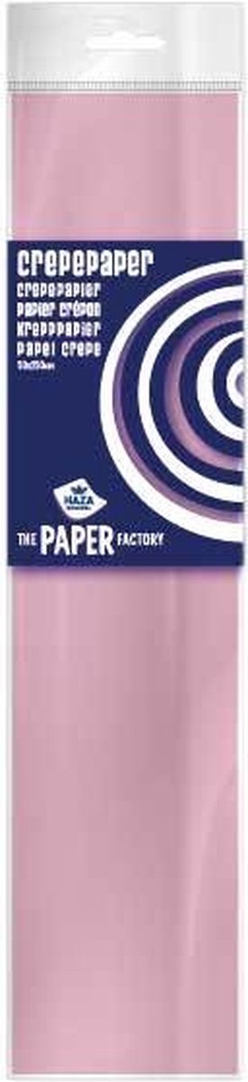 Crepe Papier Licht Roze (20+ kleuren) - Crepepapier t.b.v. maken slingers / pompoms / bloemen etc. - Gekleurd Papier Knutselen - Knutselpapier - Crepe Papier Licht Roze